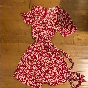 Madewell floral romper